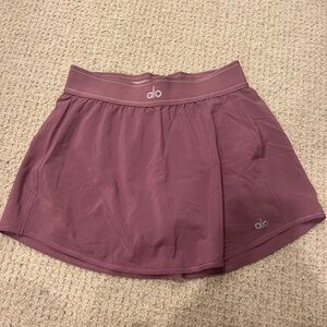 ALO Yoga Pink and Purple Mini Skater Skirt